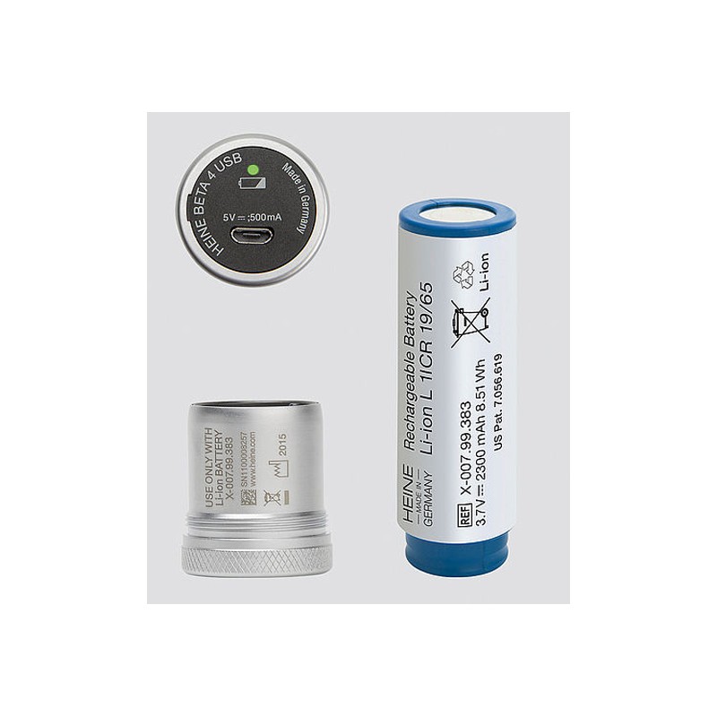 Kit manche batterie chargeur USB - Dermoscopie