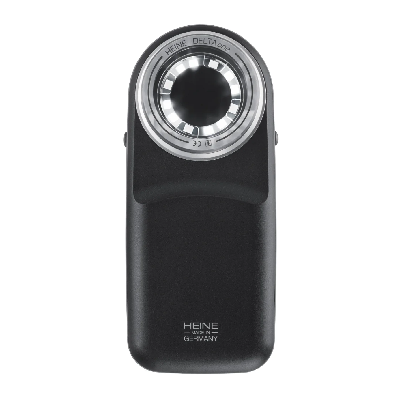 Dermatoscope HEINE DELTAone équipé de l’embout de contact gradué