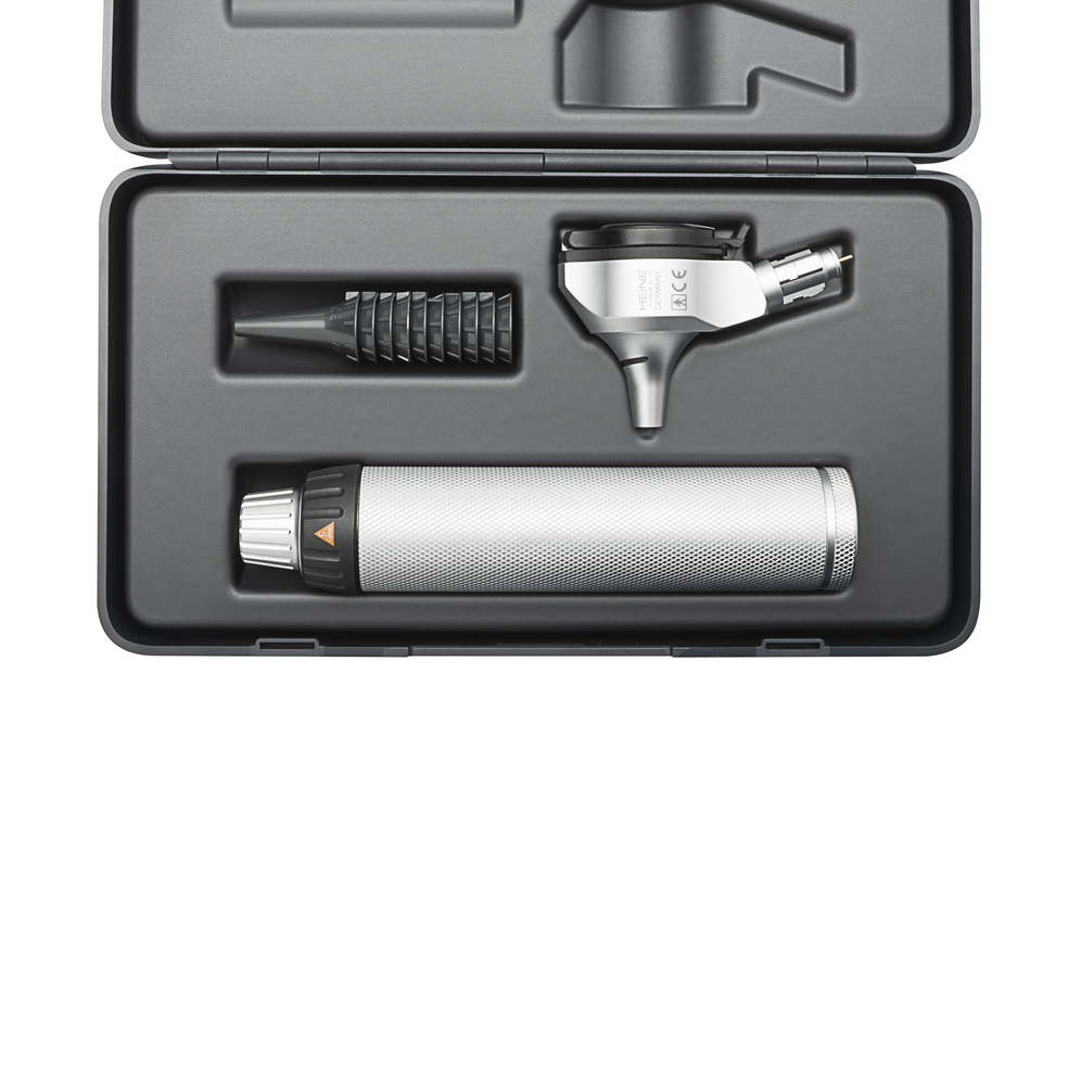 [HE_B-143.10.118] Otoscope BETA 400 LED F.O 2,5V, 10 spéculums AllSpec Ø4 mm, étui